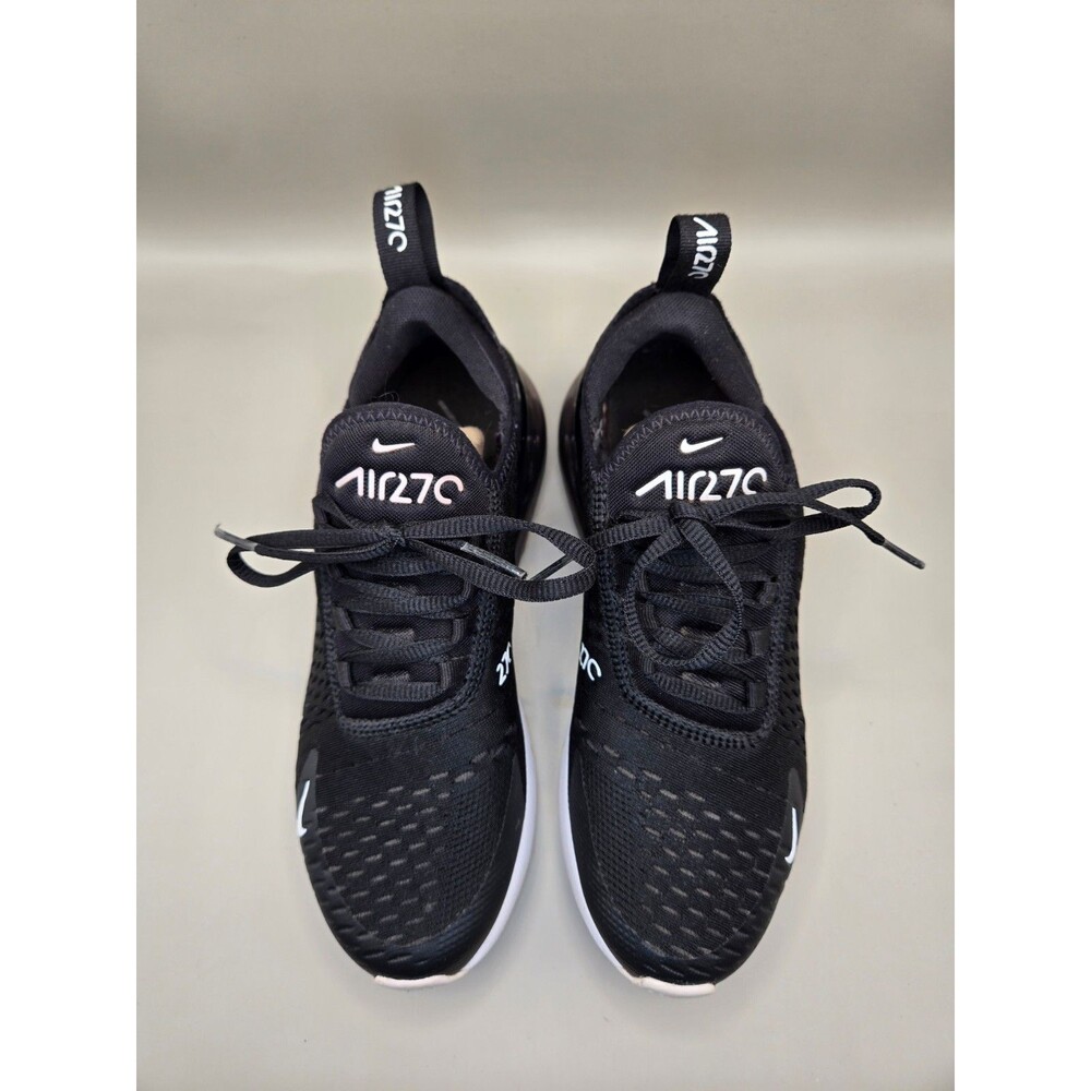 Nike Air Max 270 Shoes Women's 6 Black White Running Athletic Workout Sneakers - Picture 3 of 8